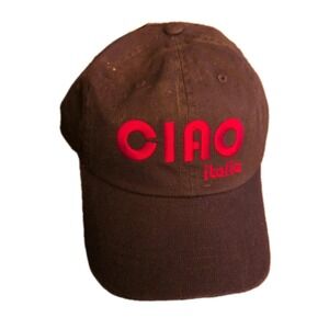 Ciao Embroidered Baseball Hat - Universal Thread™ Navy Blue